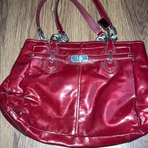 Red Patton leather